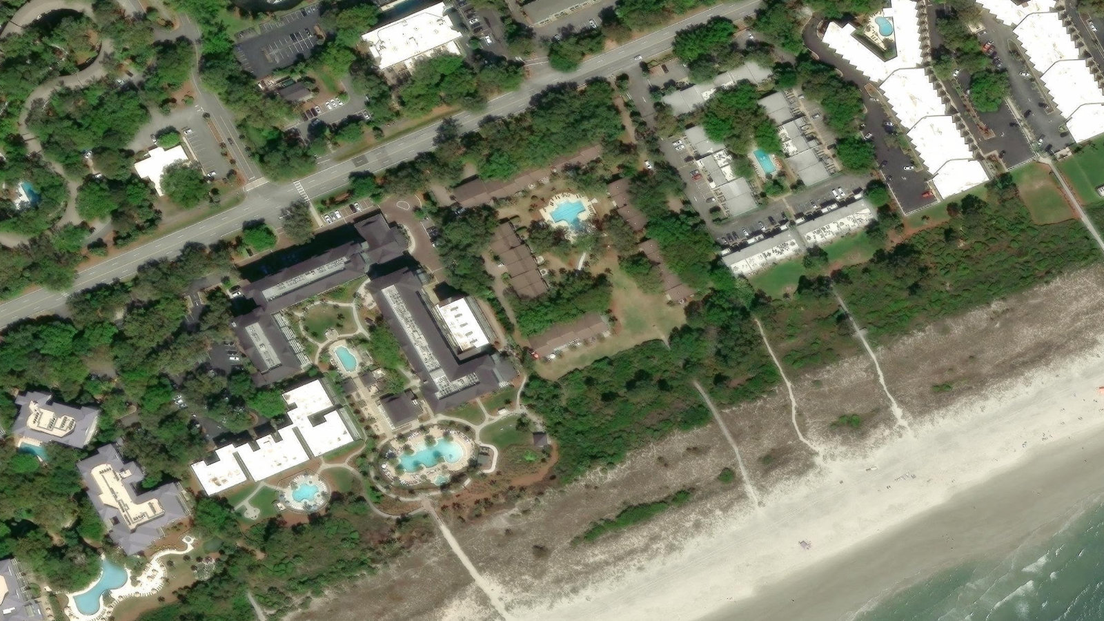 Ocean Dunes oceanfront vacation rentals in Forest Beach, Hilton Head Island